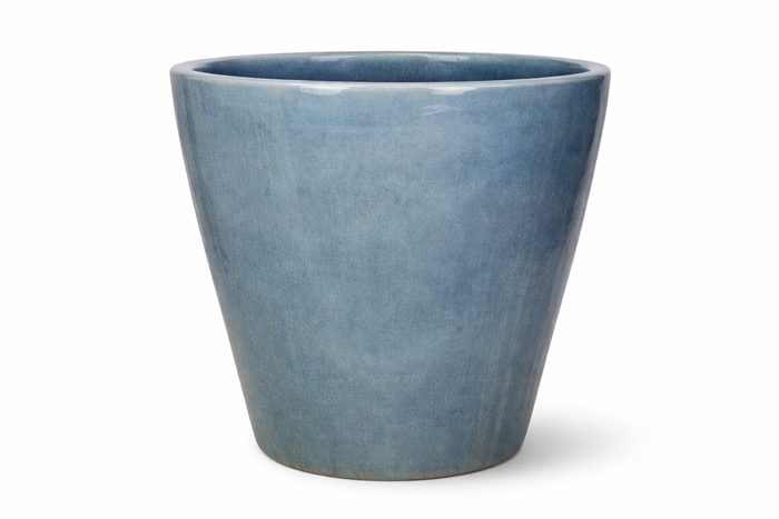 Design Shop Denim Vaso Round Tapered Planter 19"