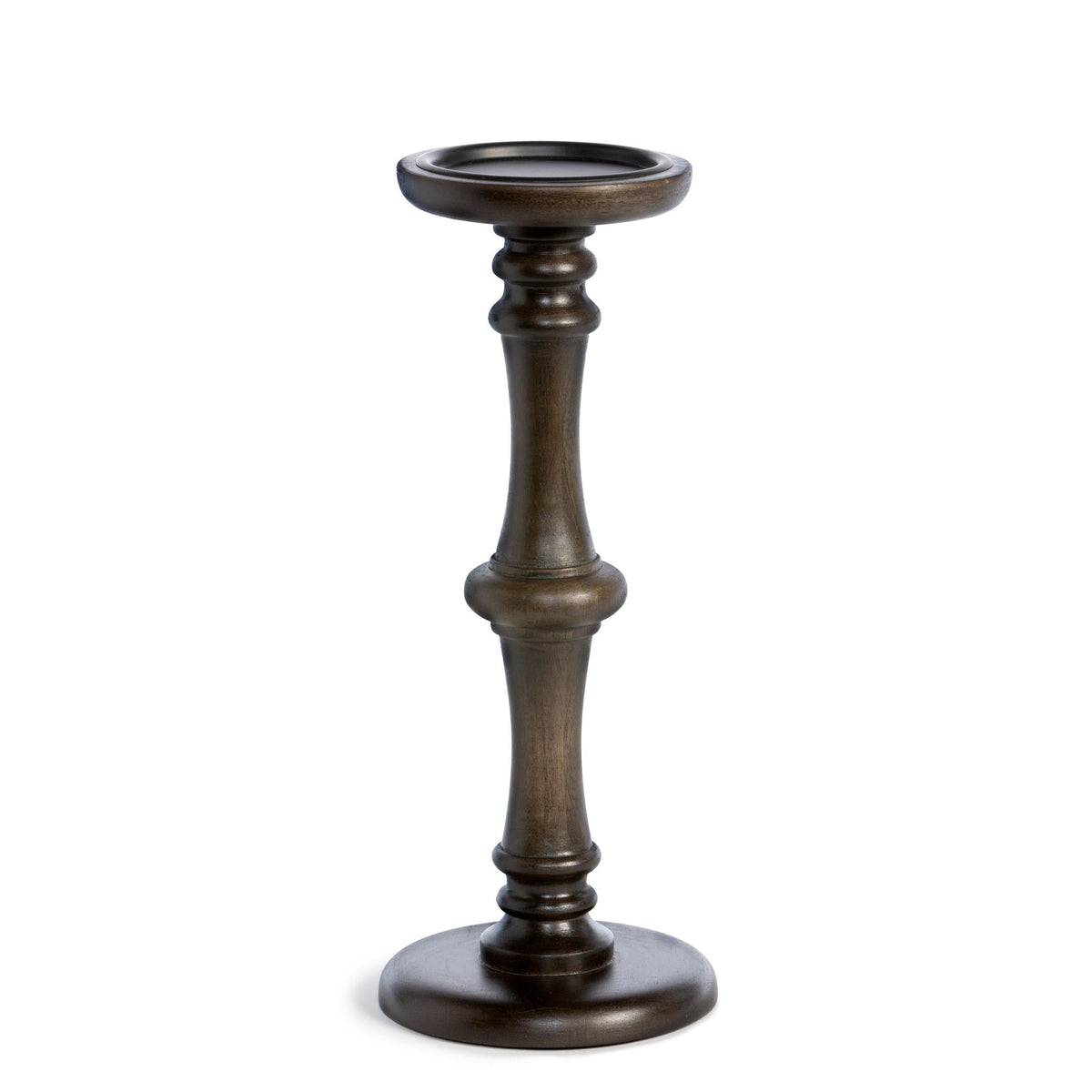 Design Shop Turned Wood Large Pillar Holder