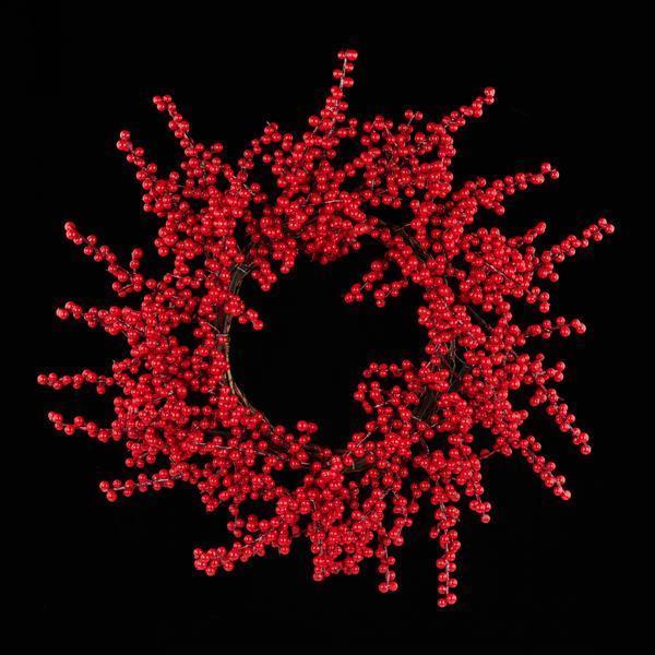 Design Shop 24"Dia Mini Berry Twig Wreath