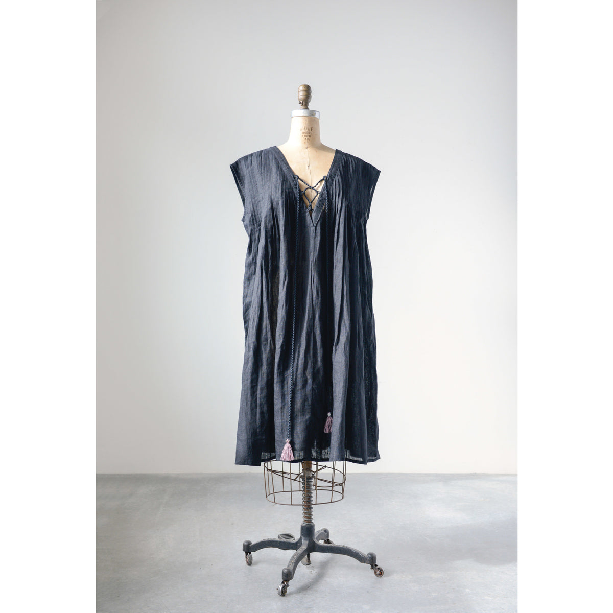 Design Shop Linen Adelyn Dress, Large