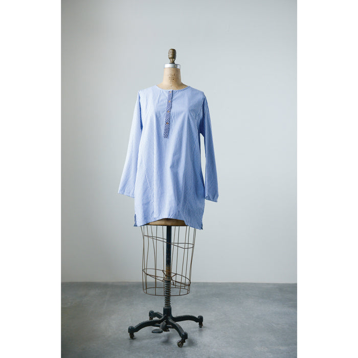 Design Shop Cotton Woven Gingham Nellie Shirt, Large