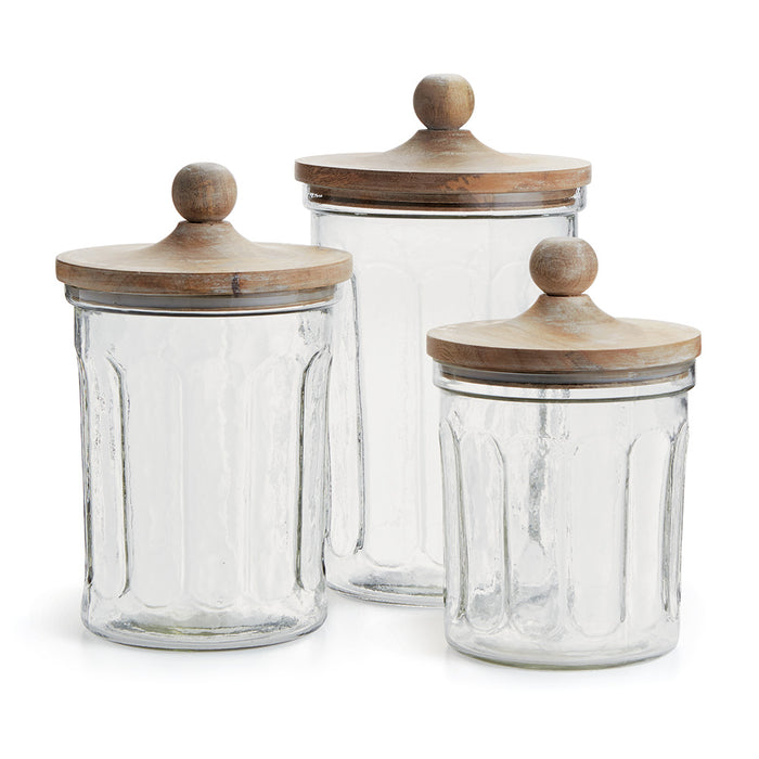Design Shop Olive Hill Canisters, Set Of 3