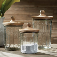 Design Shop Olive Hill Canisters, Set Of 3