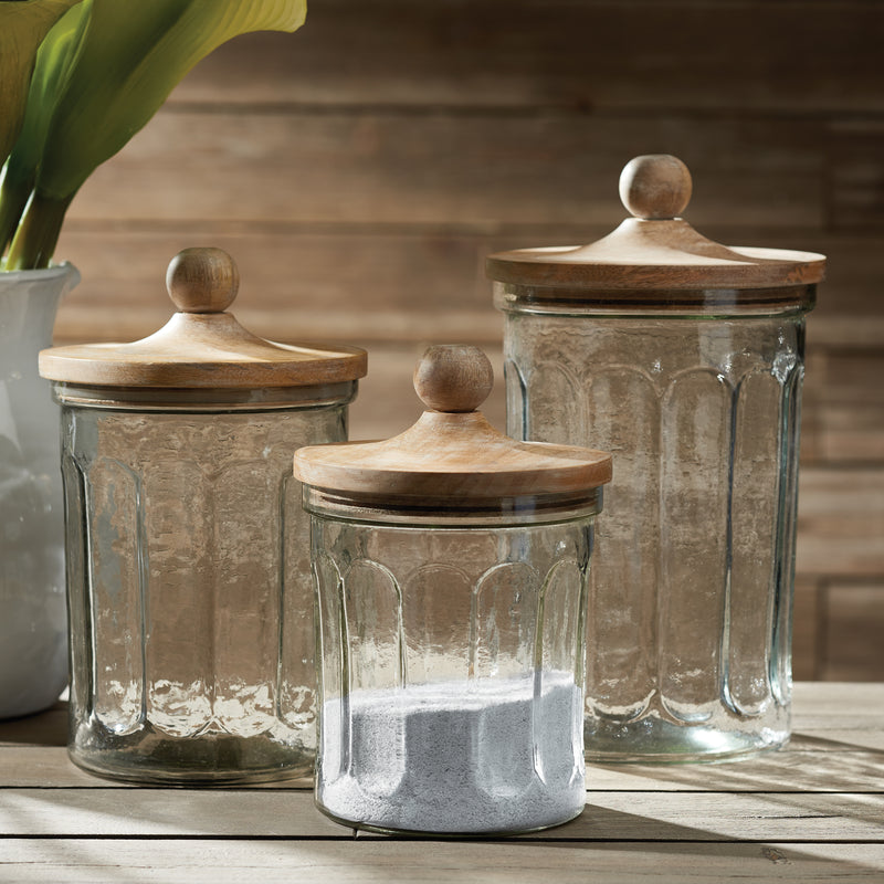 Design Shop Olive Hill Canisters, Set Of 3
