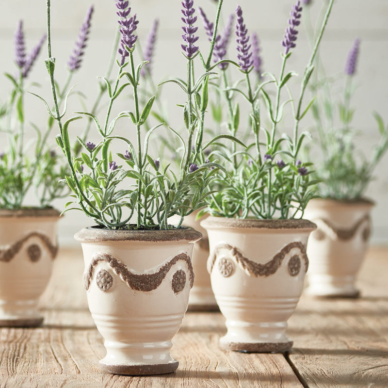 Design Shop French Lavender Drop-In 13", Set Of 6