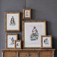 Design Shop Hampshire Matted Tabletop Picture Frame, Antique Gold, 8" x 10"