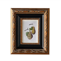 Design Shop Blackburn Matted Tabletop Picture Frame, Antique Gold and Black, 5" x 7"