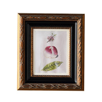 Design Shop Blackburn Matted Tabletop Picture Frame, Antique Gold and Black, 5" x 7"