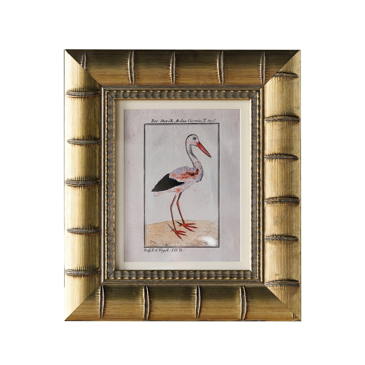 Design Shop Brixham Matted Tabletop Picture Frame, Gold, 4" x 6"