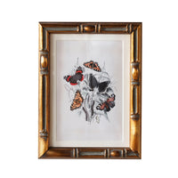 Design Shop Burnley Matted Tabletop Picture Frame, Antique Gold, 5" x 7"