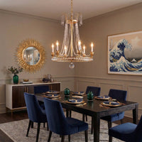 ITHACA gold chandelier