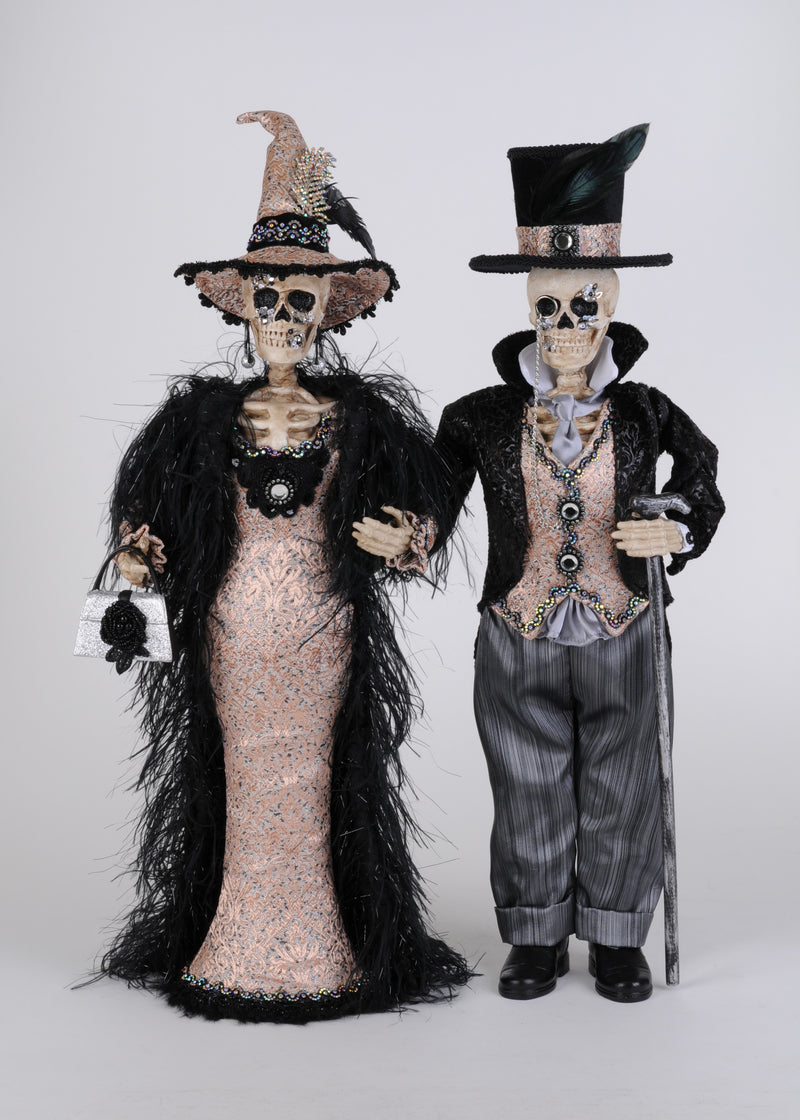 Karen Didion Harry & Lucy Skeleton Pair
