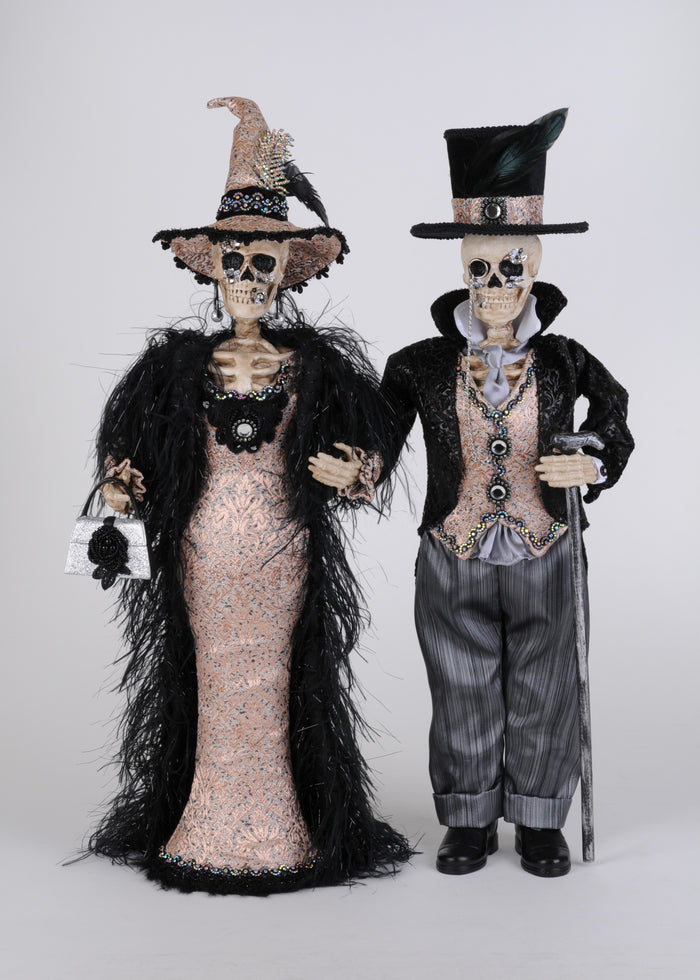 Karen Didion Harry & Lucy Skeleton Pair