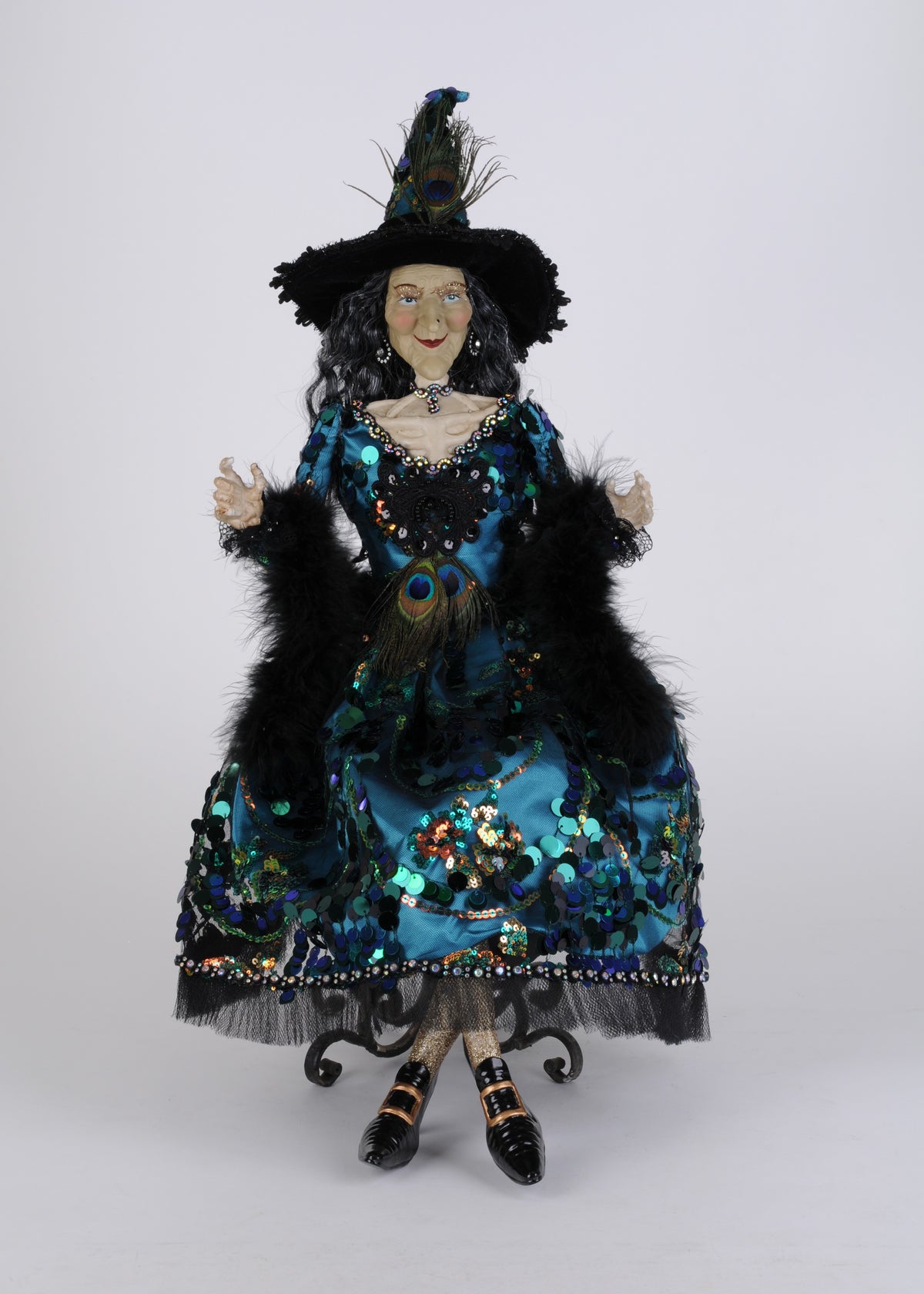 Karen Didion Glitzy Pecock Witch