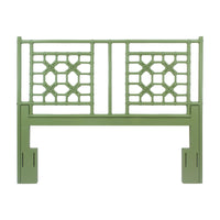 Design Shop Lattice Full/Queen Headboard, 64.25"W, Green