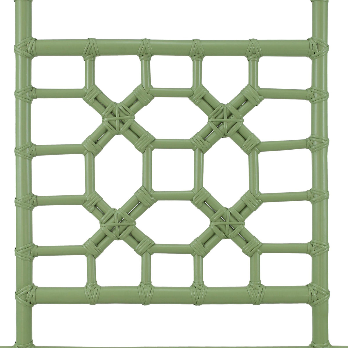 Design Shop Lattice Full/Queen Headboard, 64.25"W, Green