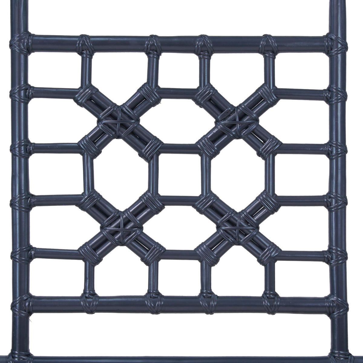 Design Shop Lattice Full/Queen Headboard, 64.25"W, Navy