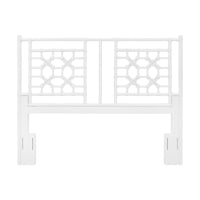 Design Shop Lattice Full/Queen Headboard, 64.25"W, White
