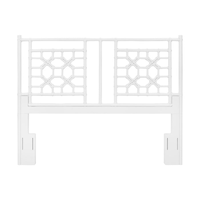 Design Shop Lattice Full/Queen Headboard, 64.25"W, White