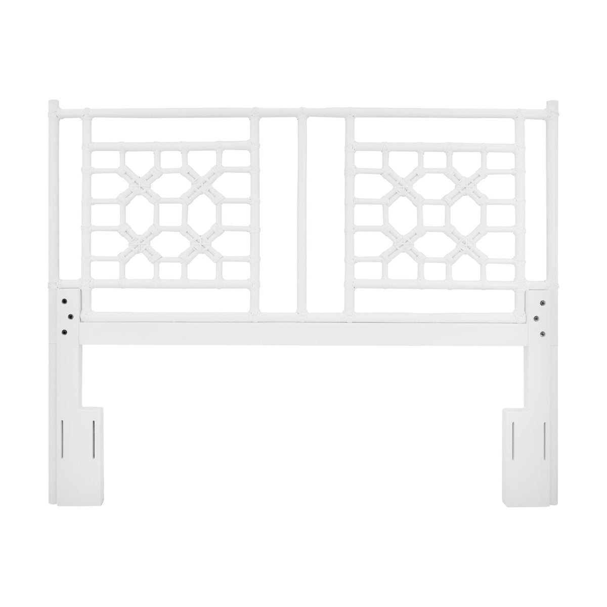 Design Shop Lattice Full/Queen Headboard, 64.25"W, White