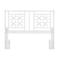 Design Shop Lattice Full/Queen Headboard, 64.25"W, White