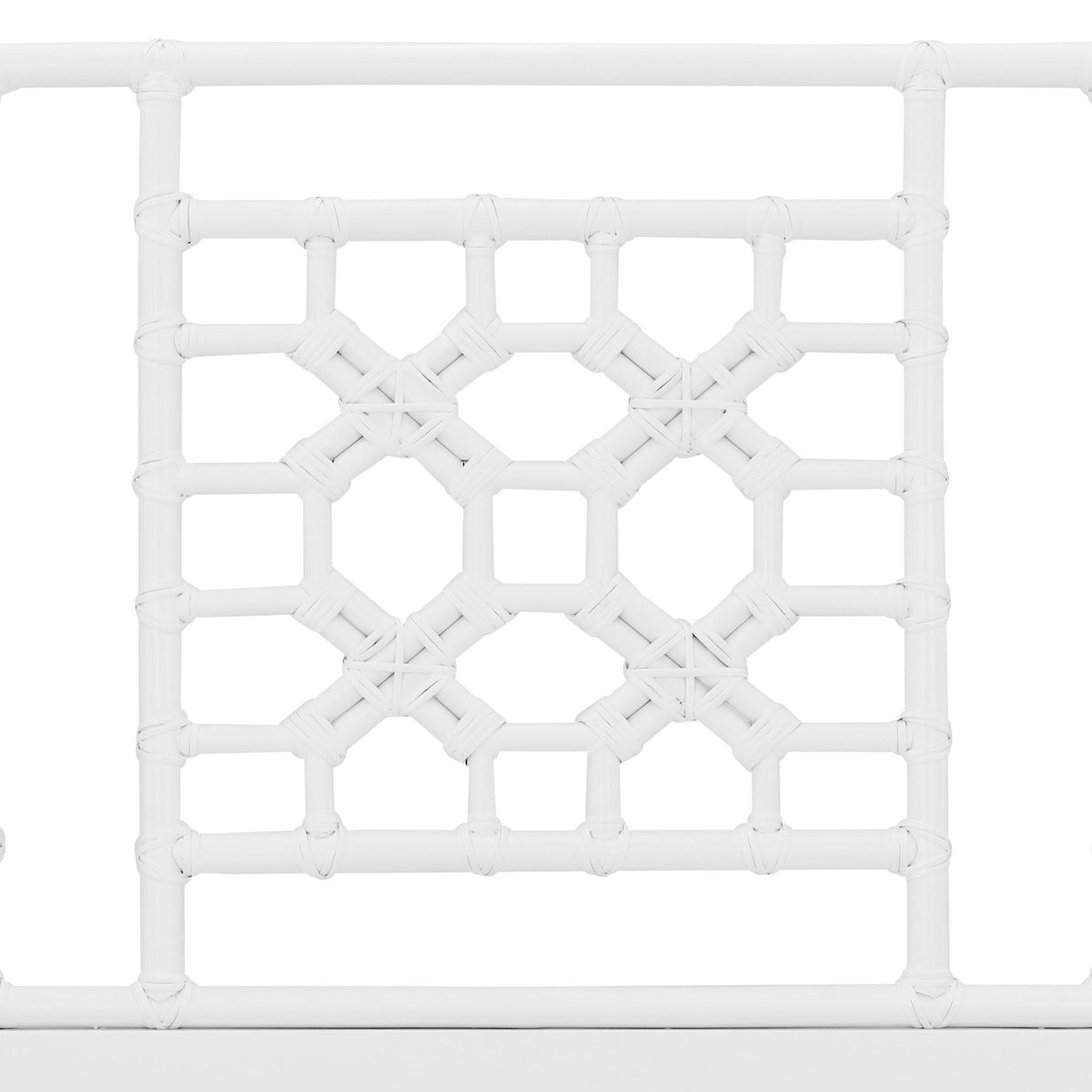 Design Shop Lattice Full/Queen Headboard, 64.25"W, White