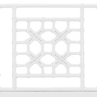 Design Shop Lattice Full/Queen Headboard, 64.25"W, White