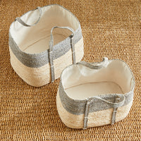 Design Shop Quinn Rectangular Baskets, Set Of 2