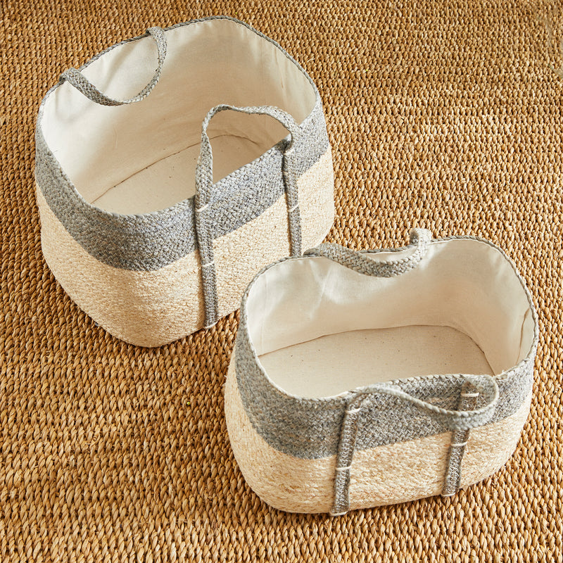 Design Shop Quinn Rectangular Baskets, Set Of 2