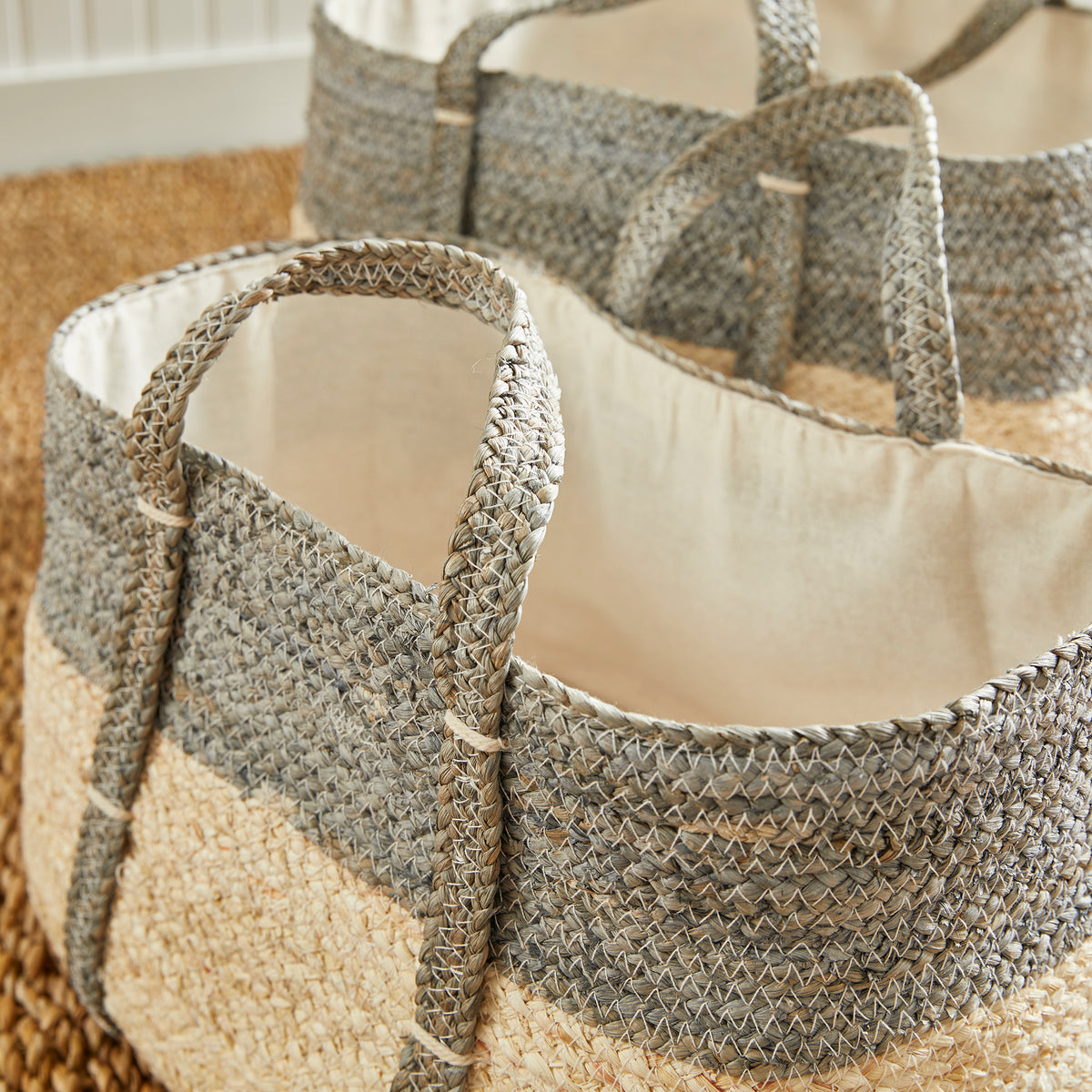 Design Shop Quinn Rectangular Baskets, Set Of 2