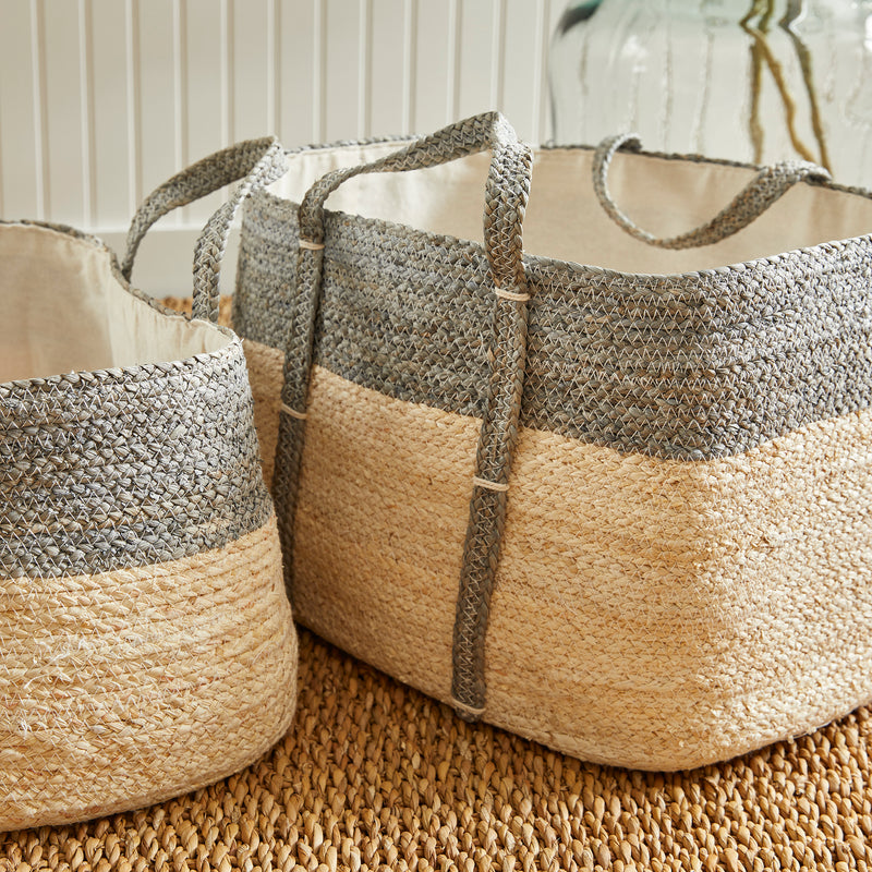 Design Shop Quinn Rectangular Baskets, Set Of 2