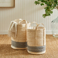 Design Shop Quinn Round Baskets, Set Of 2