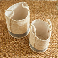 Design Shop Quinn Round Baskets, Set Of 2
