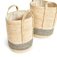 Design Shop Quinn Round Baskets, Set Of 2
