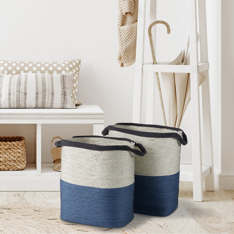 Design Shop Ayden Baskets With Handles, Set Of 2