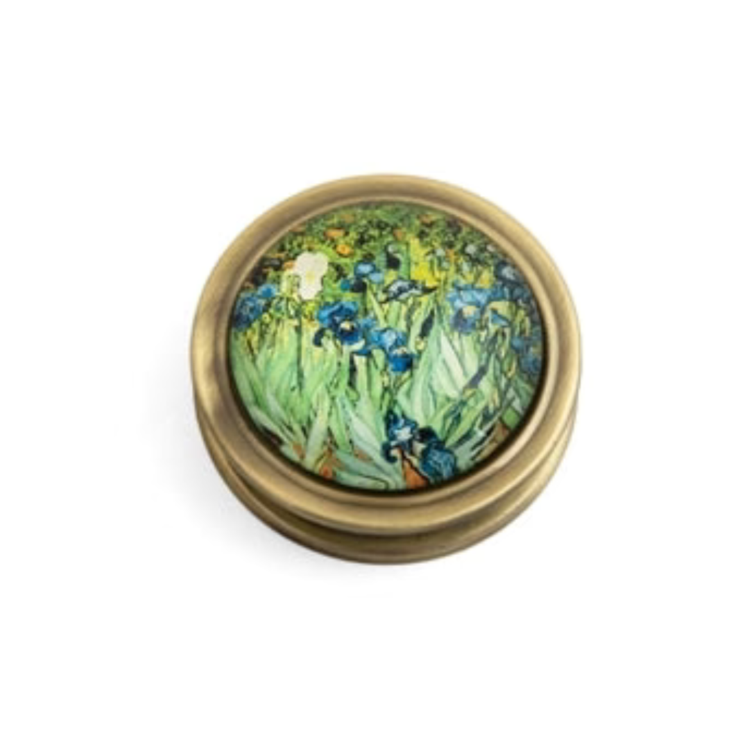 Irises Luxe Art & Fashion Set – Van Gogh Collection (5-Piece)