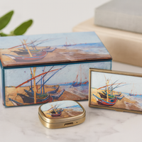 Fishing Boats on the Beach Gift Set – Van Gogh Collection (3-Piece)