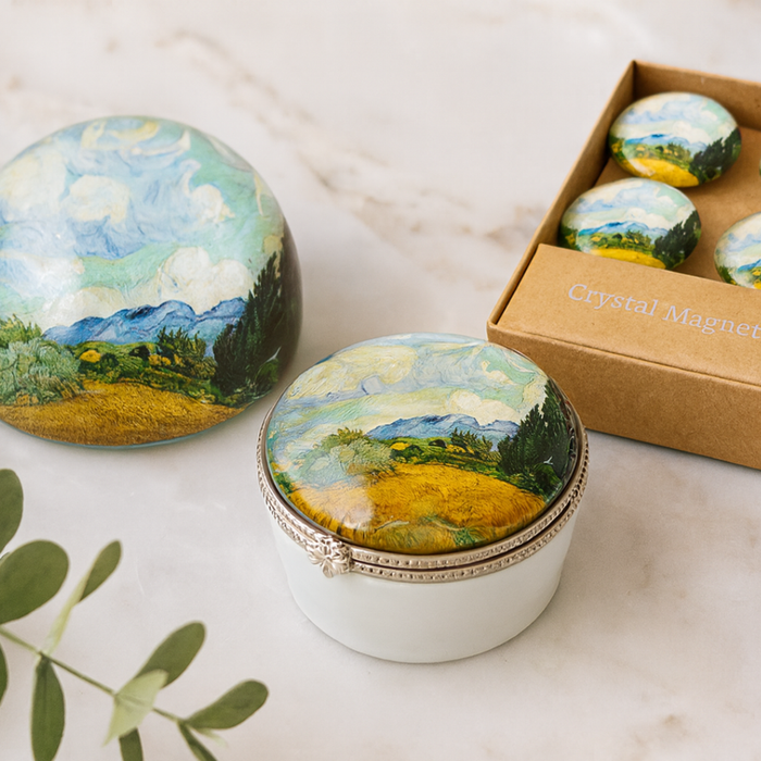 Wheat Field with Cypresses Art Gift Set – Van Gogh Collection (3-Piece)