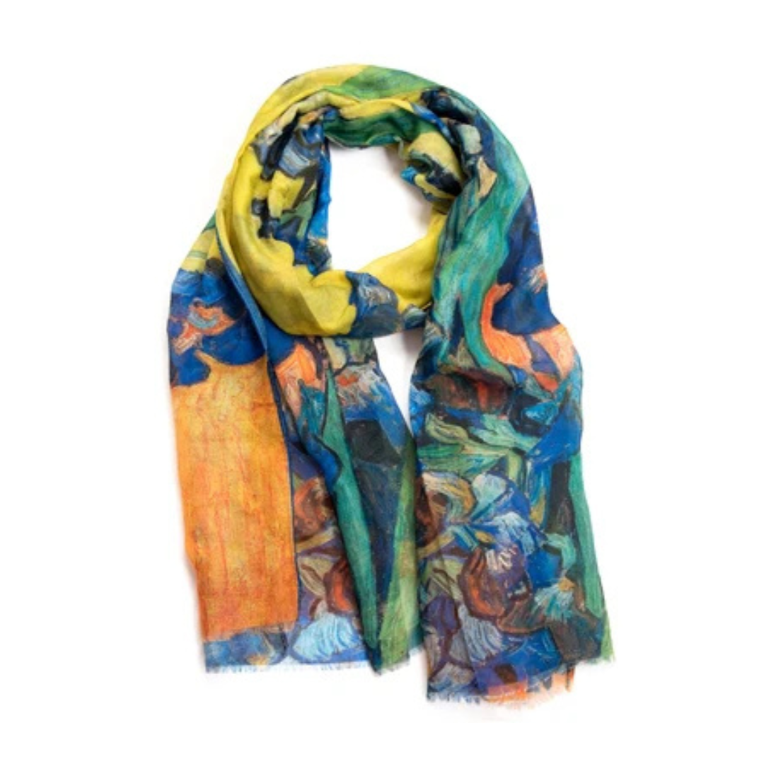 Irises Luxe Art & Fashion Set – Van Gogh Collection (5-Piece)