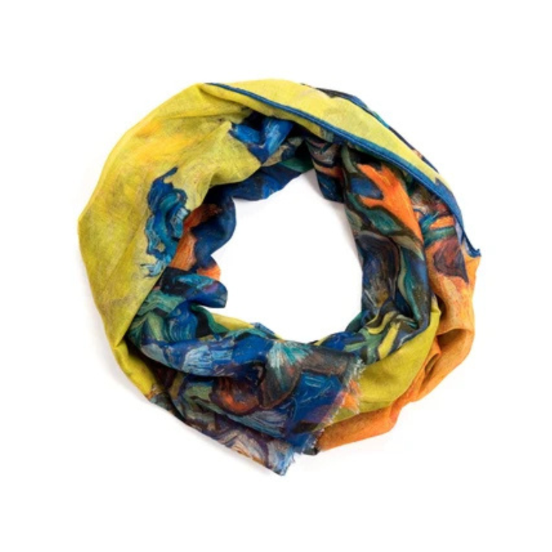 Irises Luxe Art & Fashion Set – Van Gogh Collection (5-Piece)