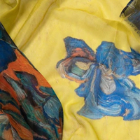 Irises Luxe Art & Fashion Set – Van Gogh Collection (5-Piece)