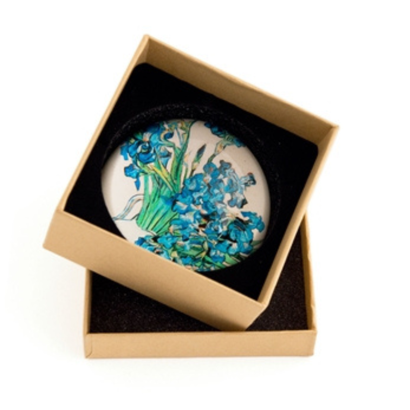 Irises Luxe Art & Fashion Set – Van Gogh Collection (5-Piece)