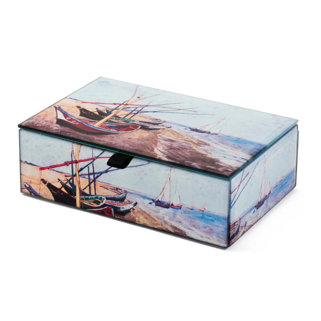 Fishing Boats on the Beach Gift Set – Van Gogh Collection (3-Piece)