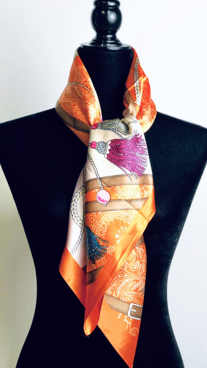 Printed Square Scarf