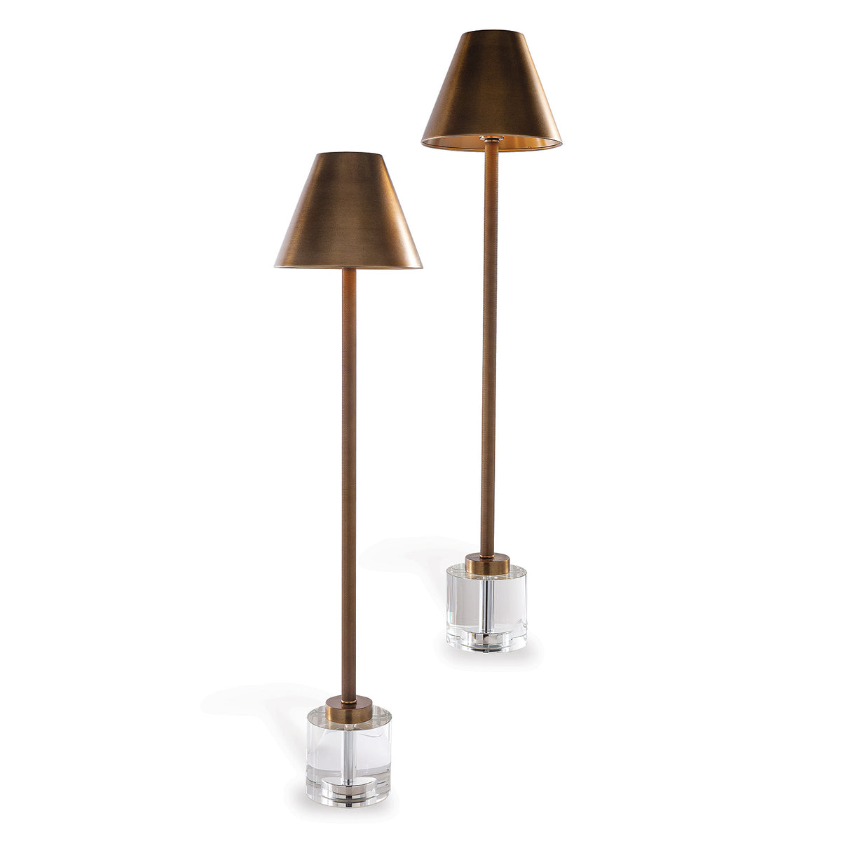 Port 68 Parliament Crystal/brass Buffet Lamp (set/2)