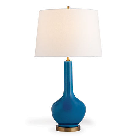 Port 68 Alex Turquoise Lamp 30"H