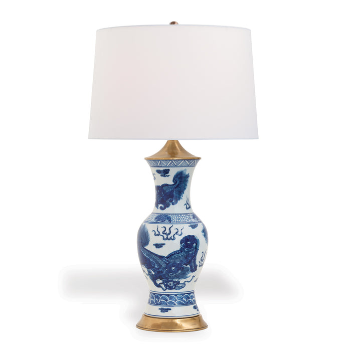 Port 68 Chow Blue Lamp