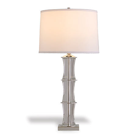Port 68 Rivoli Crystal/Nickel Lamp