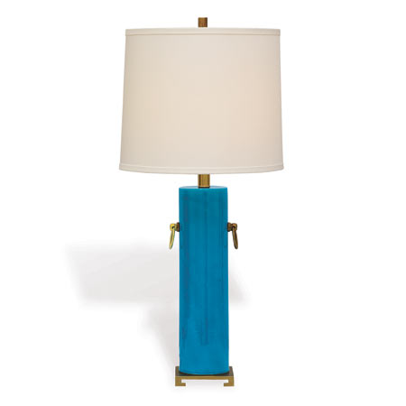 Port 68 Beverly Turquoise Lamp