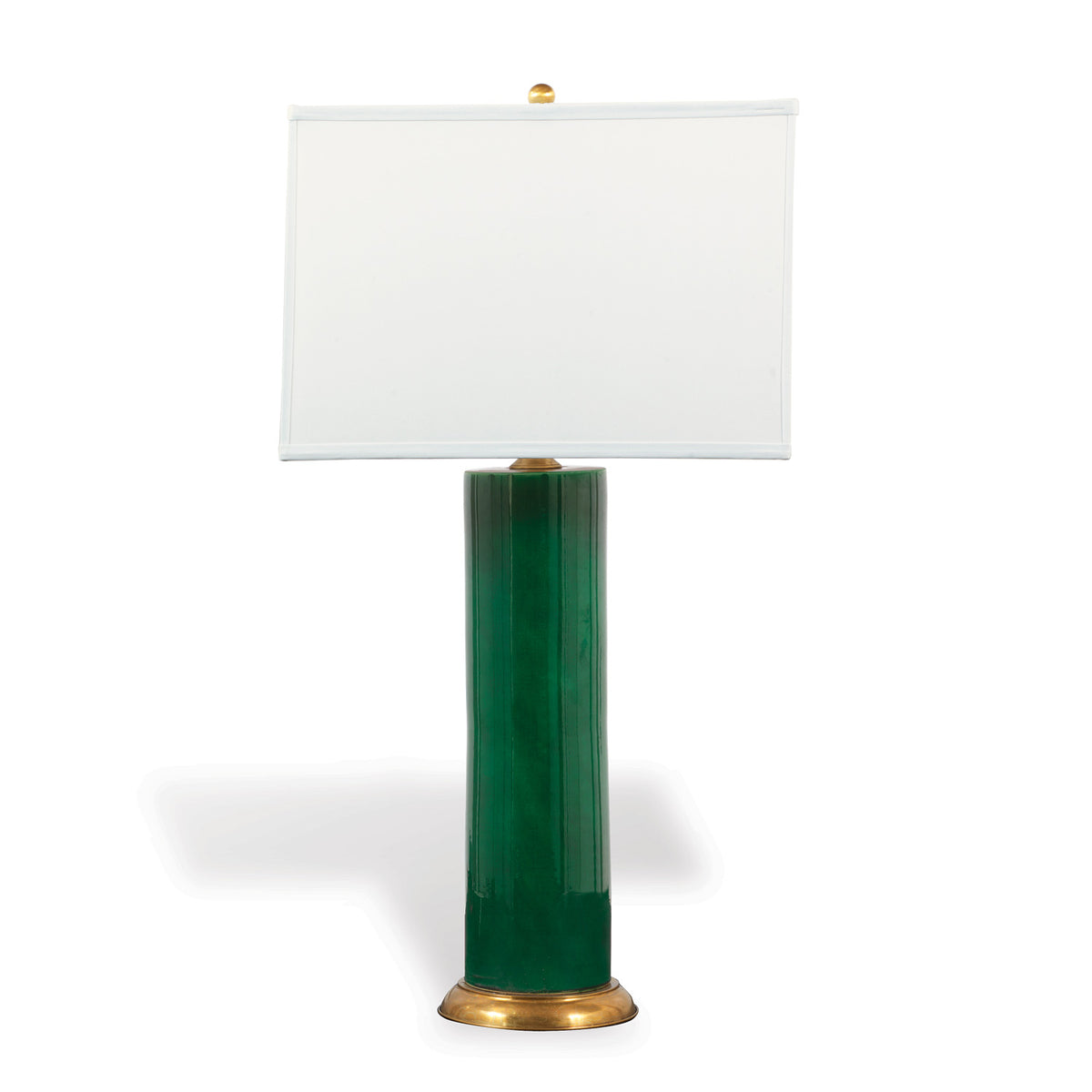Port 68 Melrose Emerald Lamp 32"H